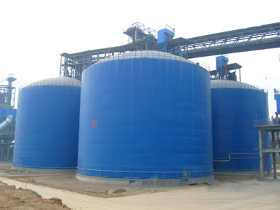 安图水泥钢板库改造