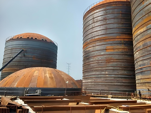 安图焦粉钢板仓